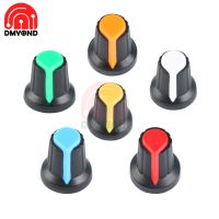 5PCS/lot WH148 Potentiometer knob Cap AG2 Plastic Knob For Diameter 6mm Plum Handle Yellow Orange Blue White Red Green A-2 Diy