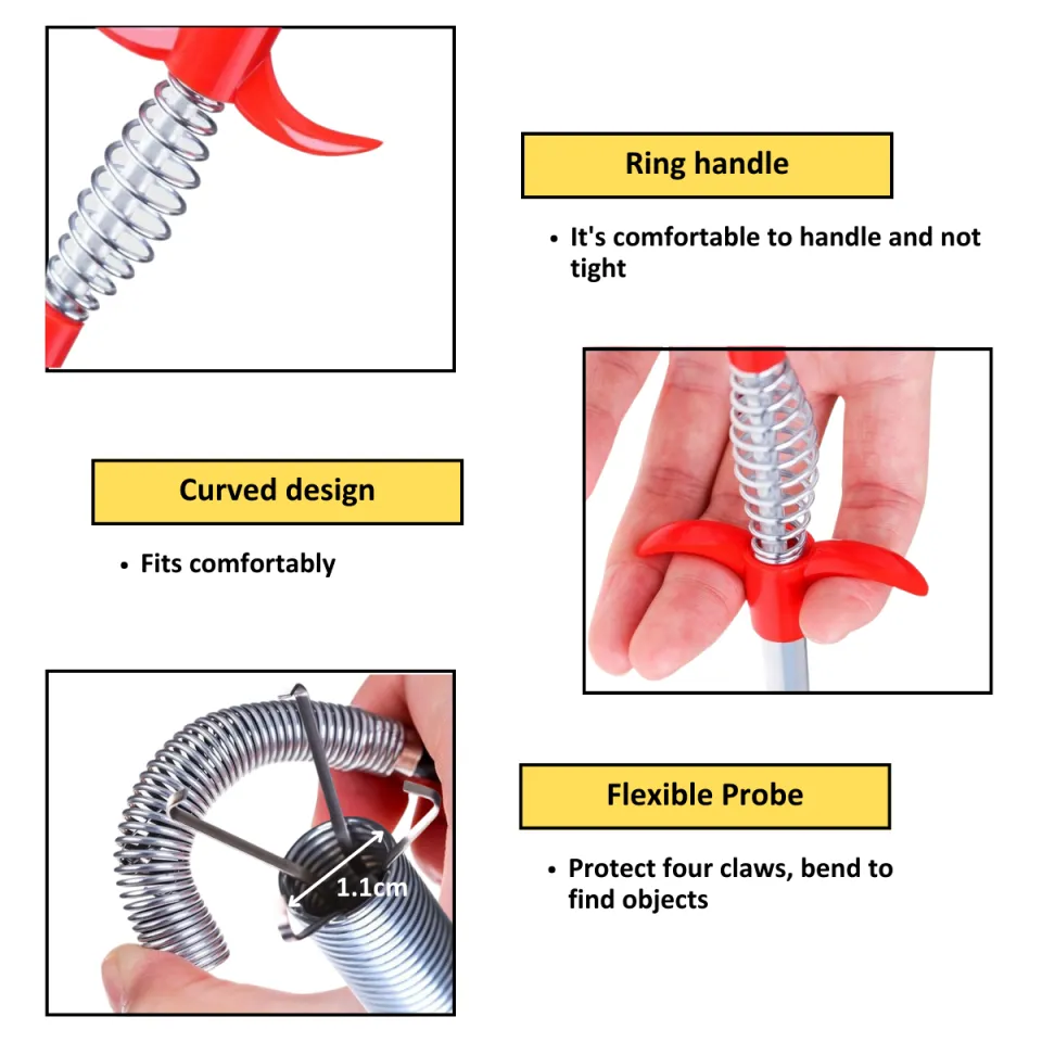 Drain Cleaning Tool with Flexible Cleaning Probe