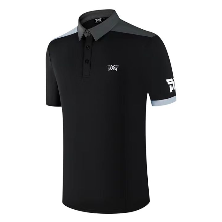 descennte-ping1-utaa-castelbajac-w-angle-pearly-gates-mizuno-new-summer-golf-short-sleeved-new-mens-half-sleeve-quick-drying-leisure-ball-clothing-high-end-breathable-slim