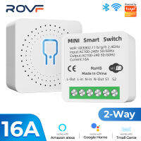 Tuya 16A Mini Wifi สมาร์ท DIY Switch Light 220V Power Monitor 2 Way Timing Control โมดูลอัตโนมัติ APP สำหรับ Alexa Home