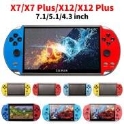 X7 Plus X12 Plus Máy chơi game cầm tay màn hình HD Video Bảng điều khiển