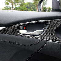 Door Inner Bowl Decorative Strips Trim Patch Car Stickers For HONDA 10th CIVIC Stylish Interior Accessories