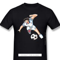 {Echoes Department Store}เสื้อผ้าผู้ชาย Captain Tsubasa Oozora Taro Misaki Football Anime TShirt เสื้อยืดสีแดง Cool แฟชั่นแขนสั้น