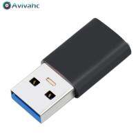 USB ไปยังอะแดปเตอร์ Type-C 10Gpbs อะแดปเตอร์ USB อะแดปเตอร์ USB ขนาดเล็กอะลูมินัมอัลลอยการ์ดความจำอ่านประเภท C สายเคเบิลอะแดปเตอร์สำหรับหูฟังแล็ปท็อป