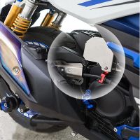 Oil Pipe Line Protector Rear Brake Pump Fluid Reservoir Guard Cover Cap Metal for Honda Forza 350 Forza350