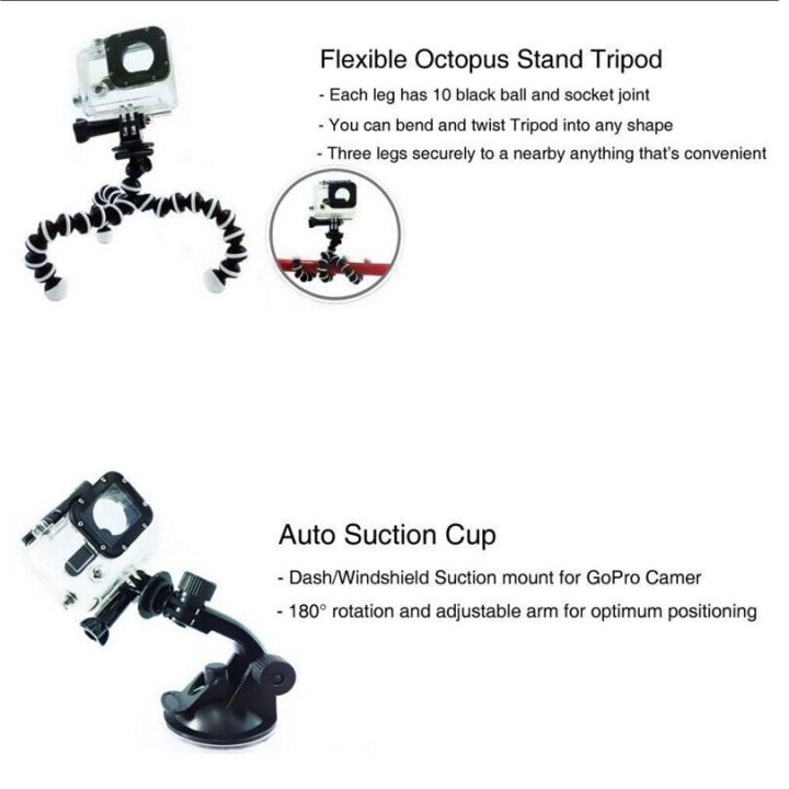 กล้องแอคชั่นแคมเมราชุดอุปกรณ์สำหรับ-gopro-hero-10-9-8-7-6-5-4เซสชั่นเหมาะสำหรับ-xiaomi-yi-4k-osmo-เคส360หมวกกันน็อคตัวยึดสายรัด