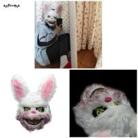 SUC White Bunny Rabbit Bloody Mask Creepy Scary For Halloween Party Costumes Cosplay