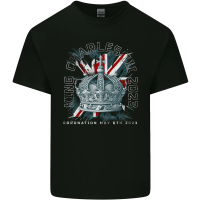 King Charles Coronation Day Mens Cotton Tshirt Tee