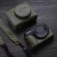 เคสกล่องร่างกายกระเป๋าหนัง PU สำหรับกล้องทำมือสุดหรูใหม่สำหรับ Canon G7X2 G7X3 G7X KPY-13เคสป้องกันตัวเครื่อง Mark Ii Iii