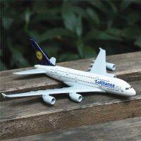 เยอรมนี Lufthansa Airlines A380เครื่องบินล้อแม็ก D Iecast รุ่น15เซนติเมตรการบินสะสมขนาดเล็กของที่ระลึกเครื่องประดับ