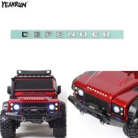 【SALE】 lqwvtj YEAHRUN 1/8 1/10ขนาด RC สติกเกอร์โลโก้รถสำหรับ T Raxxas TRX-4 Defender D90 D110โลหะกาว D Ecals DIY ชิ้นส่วนตกแต่ง