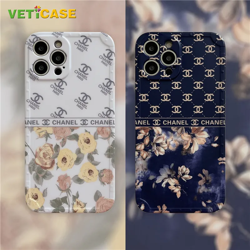 Beautiful Rose Flowers Cha-nel Full Cover Lens Phone Case for