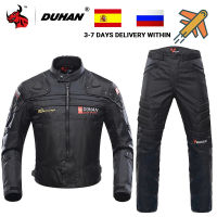 DUHAN Four seasons Winter Cold-proof Motorcycle Jacket Moto Protector Motorcycle Pants Moto Suit Touring Clothing Gea