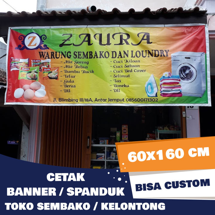 Cetak Banner Toko Sembako Kelontong Spanduk Kios Warung Sembako Minimarket Free Template