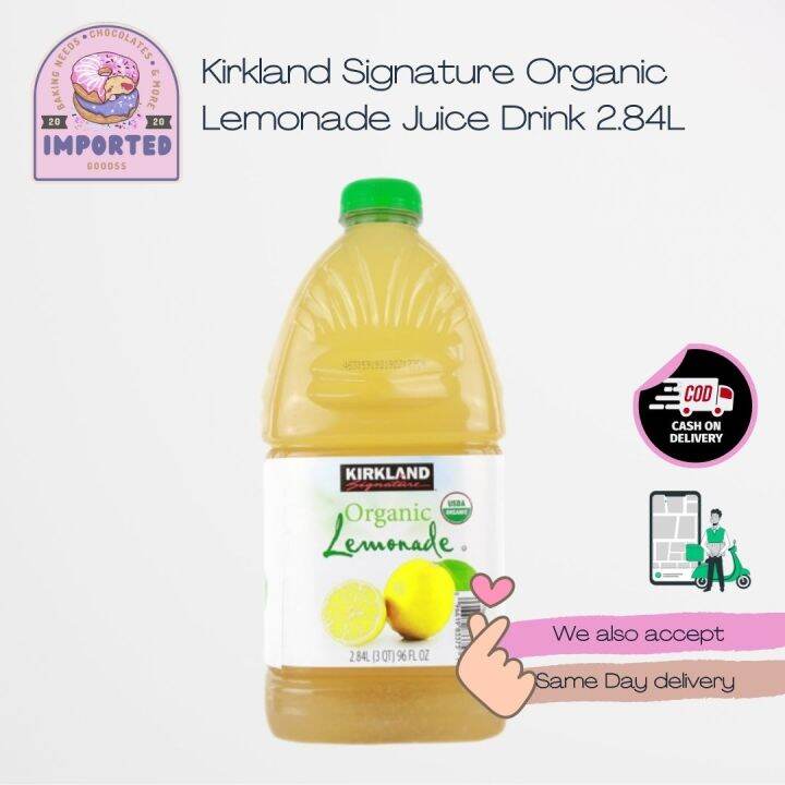 Kirkland Signature Organic Lemonade Juice Drink 2.84L Lazada PH