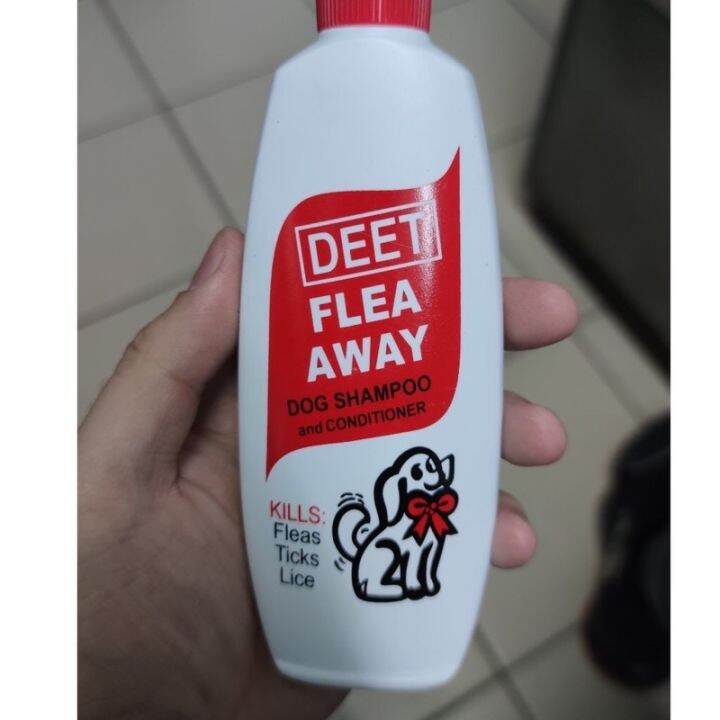 《Trusted Store》 ☇ DEET FLEA AWAY Dog Shampoo Conditioner 120 (Kills