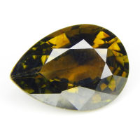 Dazzling 2.20 Carat Golden Yellow  Tourmaline/Genuine Lustrous Flawless Pear Shape Loose semiprecious Colored Gemstone/