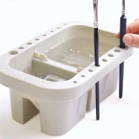 Mltifuctional Paint Brush Washer Buckets Storage Box With Palette Drying Tool For Watercolor Oil Painting Creative Art supplies