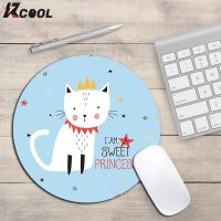 【hot】 Cat Anime Mouse Pad Round Rubber Anti Slip Thickened Computer Laptop Surface For The Mouse Office Home Desktop Table Mat