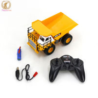 Hot Sale Huina 1517 1:24 Simulation Dump Truck 6-channel Remote Control Electric Engineering Vehicle Toys For Boys Gifts