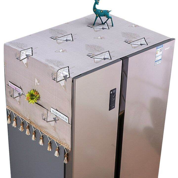 Refrigerator dust cloth dust cover cover wipes the fridge top cover