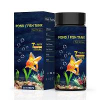 Aquarium Water Test Kit 7 In 1 Swimming Pool Test Strips Fish Tank Pond Test Strips Testing Ph Alkalinity Chlorine Carbonate Inspection Tools