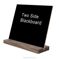 1เซ็ตไม้โต๊ะกระดานดำสองด้านกระดานดำกระดานข้อความเด็กเด็กของเล่น Jy27 20 Dropship