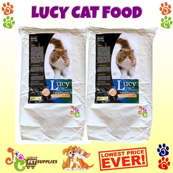 Lucy Cat Food Tuna Flavor for all cat stages 1kg Repacked and Sack 22