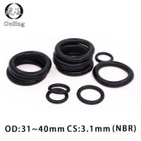 卐﹍ 20PCS/lot Rubber Ring NBR Sealing O-Ring CS3.1mm OD31/32/33/34/35/36/37/38/39/40mm O Ring Seal Nitrile Gasket Rings Washer