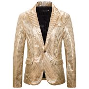 6 Màu Người Đàn Ông Blazers Sequins Tiệc Tiệc vũ hội ôm vừa Bộ TUXEDO cưới