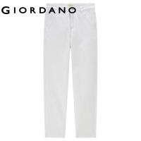 GIORDANO Women Jeans High Waist Solid Color Simple Basic Denim Pants Multi-Pocket Slim Fashion Casual Denim Pants 05413037