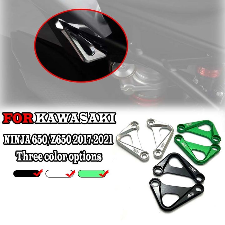 z650-rear-subframe-racing-hooks-tie-down-holder-billet-for-kawasaki-z-650-ninja-650-2017-2018-2019-2020-2021