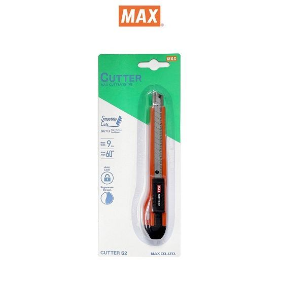 max-แม็กซ์-มีดคัตเตอร์-พลาสติก-max-s2-สีส้ม-size-s-จำนวน-1-อัน
