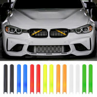 2PCS รถด้านหน้า Grille Trim Strips สำหรับ BMW F31 F32 F33 F34 F30 F21 F22 F23 G29รถกีฬาจัดแต่งทรงผมอุปกรณ์ตกแต่ง