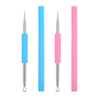 1PC Stainless Steel Blackhead Remover Tools Face Pimple Spot Comedone Extractor Acne Needles Facial Skin Care Pore Cleaner