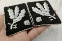 tomwang2012.PAIR OF WWII WW2 GERMAN ELITE OBERGRUPPENFÜHRER (LT. GENERAL) BEFORE1942 COLLAR TABS High Quality metal wire