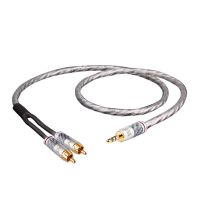 YYAUDIO HIFI Stereo 1 Pair OCC Signal Cable RCA Cable High-performance Premium Audio Signal Line 2RCA to 2RCA Interconnect Cable