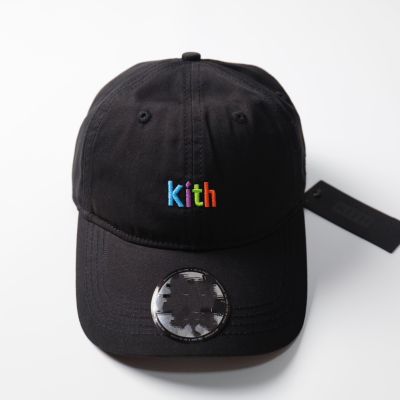 VVSZ kith joint color letter logo embroidery adjustable mens and womens fashion brand sports leisure curved eaves baseball hat 69