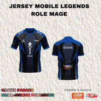 New PREMIUM MOBILE LEGENDS ROLE MAGE JERSEY FREE NICKNAME