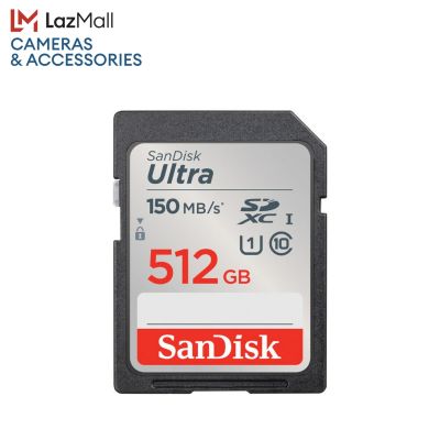 SanDisk Ultra SDXC, SDUNC 512GB, C10, UHS-I, 150MB/s R (SDSDUNC-512G-GN6IN) ( เมมโมรี่การ์ด เอสดีการ์ด )