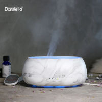 Aroma Diffuser Ultrasonic เครื่องพ่นไอน้ำอโรม่า 2in1 เครื่องเพิ่มความชื้นถนอมผิวและผม เกรดส่งออกยุโรป 500ML (ใช้งานได้ 2 Mode 1.โหมดพ่นไอน้ำ 2.โหมดทะแลหมอก)