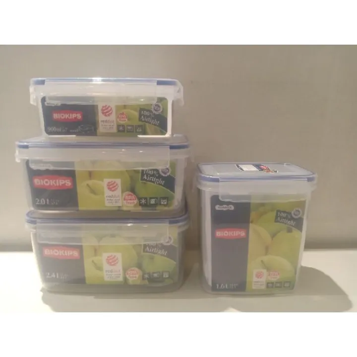 Biokips Food Container 100 Airtight (BPA FREE)(MICROWAVE SAFE) Lazada PH