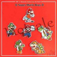 【hot sale】 ❁❈◕ B15 ☸ Super Mario Bros - Nintendo Games Iron-On Patch ☸ 1Pc DIY Sew on Iron on Badges Patches