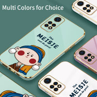 เคสโทรศัพท์สำหรับหญิงสาวน่ารักมุกสำหรับ Xiaomi Redmi Note 11 Note 11S 11T 11E 11 Pro Plus 5G อินเดีย Poco M4 Pro ฝาหลังด้านข้างสี่เหลี่ยม