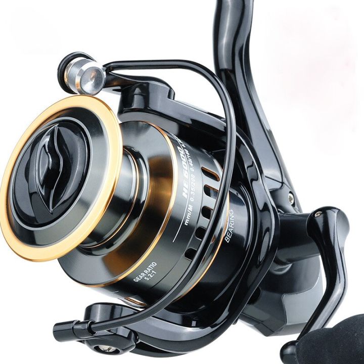 Fishing Reel Spinning 1000-7000 Series Metal Spool Spinning Wheel