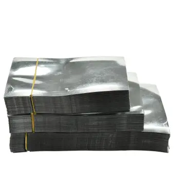 100pcs Silver Aluminum Foil Vacuum Sealer Mylar Bags Food Saver Bag Storage  Pouches
