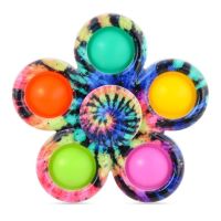 【CW】 Graffiti Squeeze Spinner Sensory Anti Stress Spinning Adult Kids Pops Push Its Fidget