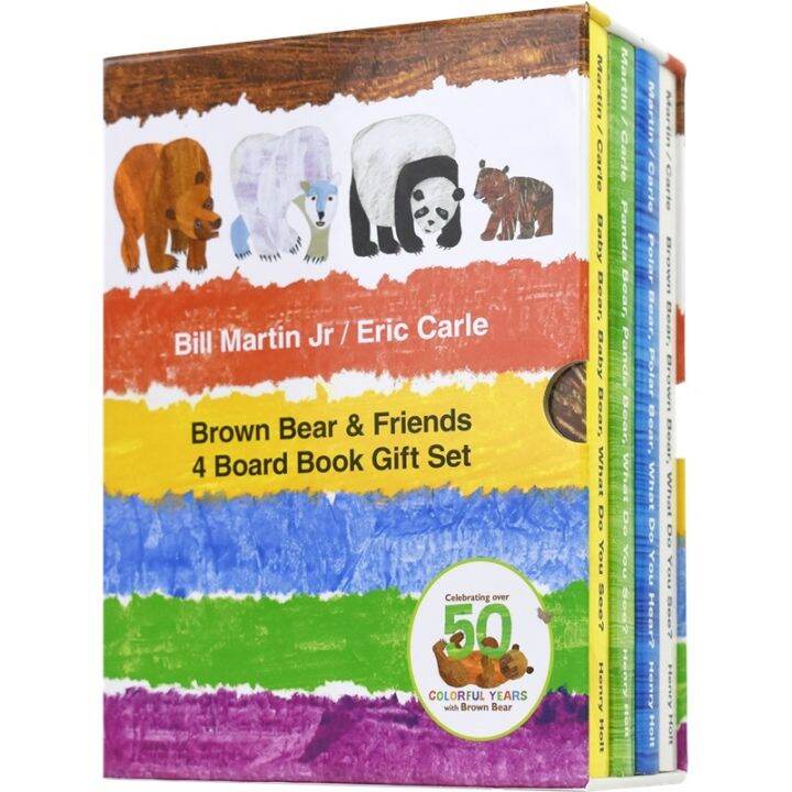 Brown Bear & Friends 4 board book gift set Lazada.co.th