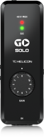 Tc Helicon GO SOLO *ของแท้รับประกันศูนย์ * ออดิโออินเตอร์เฟส, 24-Bit/48 kHz, iOS/ Android/ Mac/ PC ฟรี!! สายUSB/ สาย Lightning