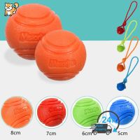 Dog Ball Indestructible Chew Bouncy Rubber Ball Toys Pet Dog Toy Ball with String Interactive Toys for Big Dog Puppy Games Toys Toys